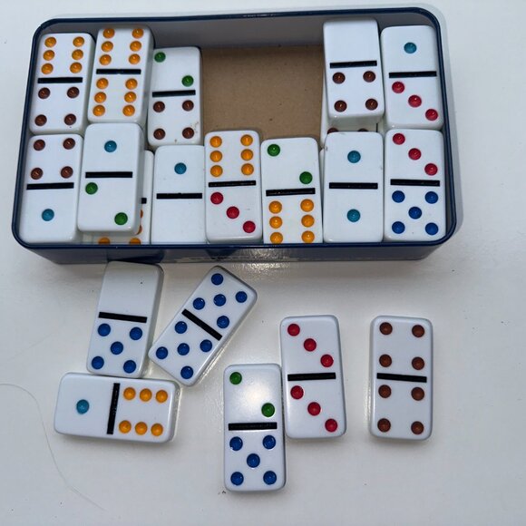 #8041 Original Double Six Dominoes: Easy for Beginners - Fun for Everyone - Picture 2 of 6